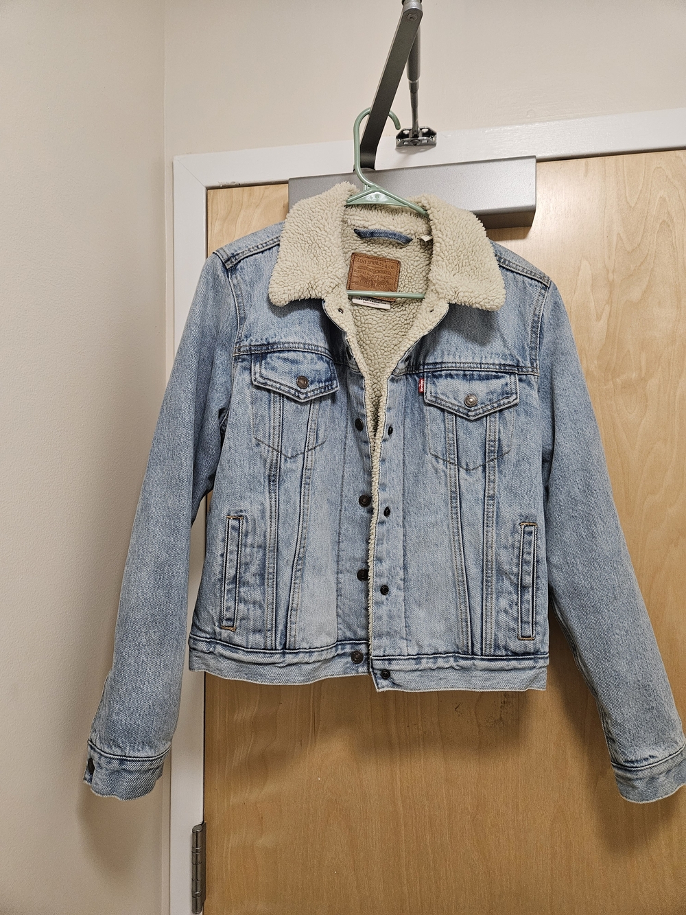 Levi's Light Blue Sherpa-Lined Denim Jacket